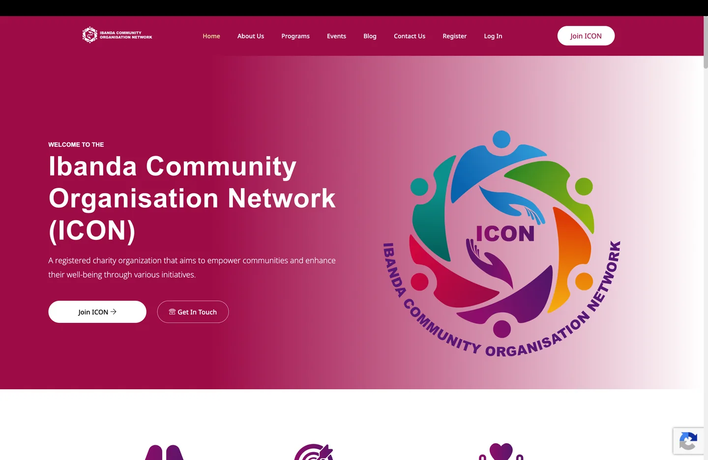 Icon homepage