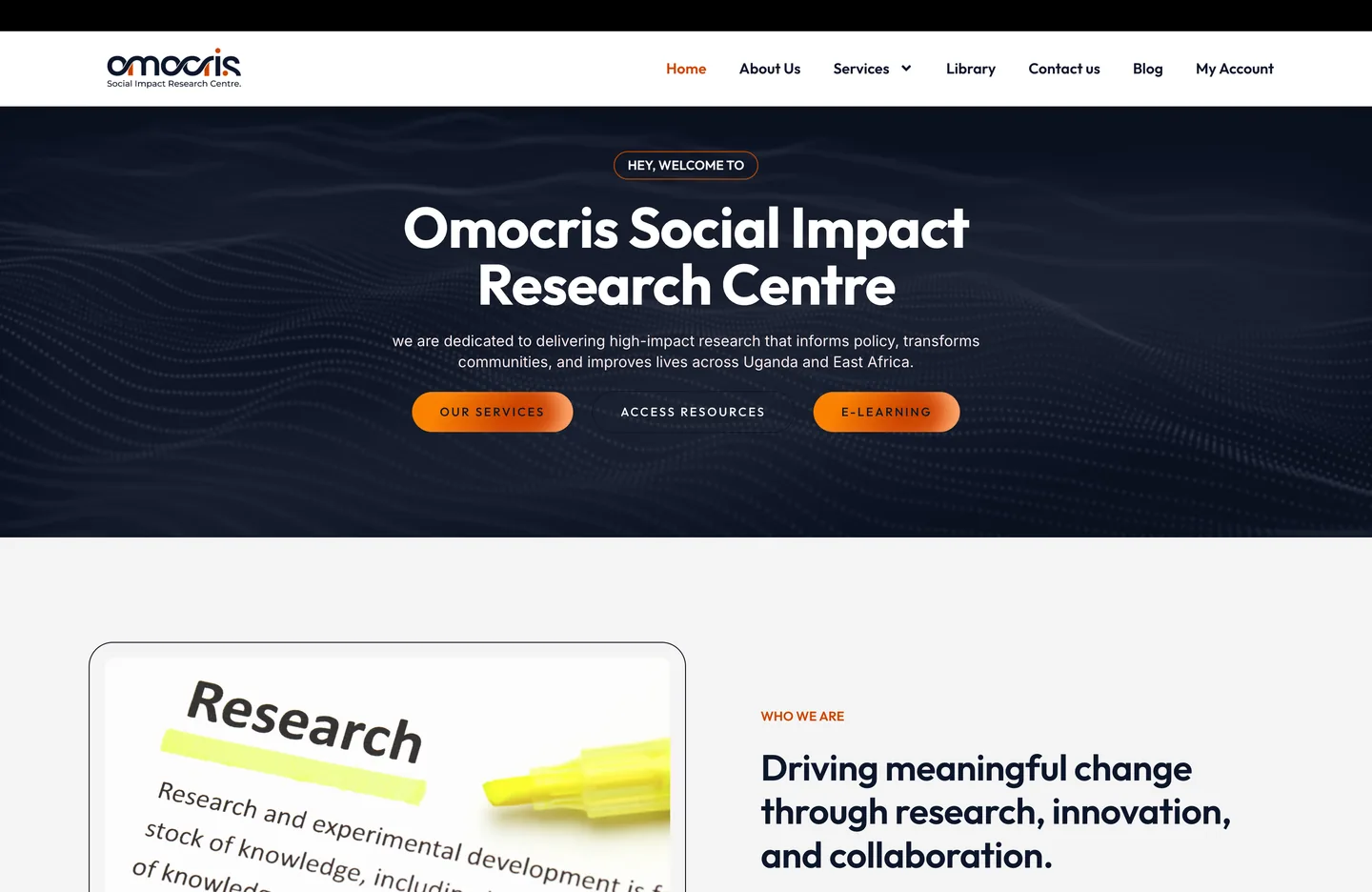 Omocris homepage