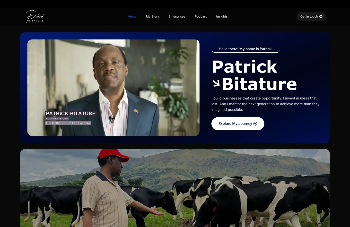 Dr. Patrick Bitature homepage
