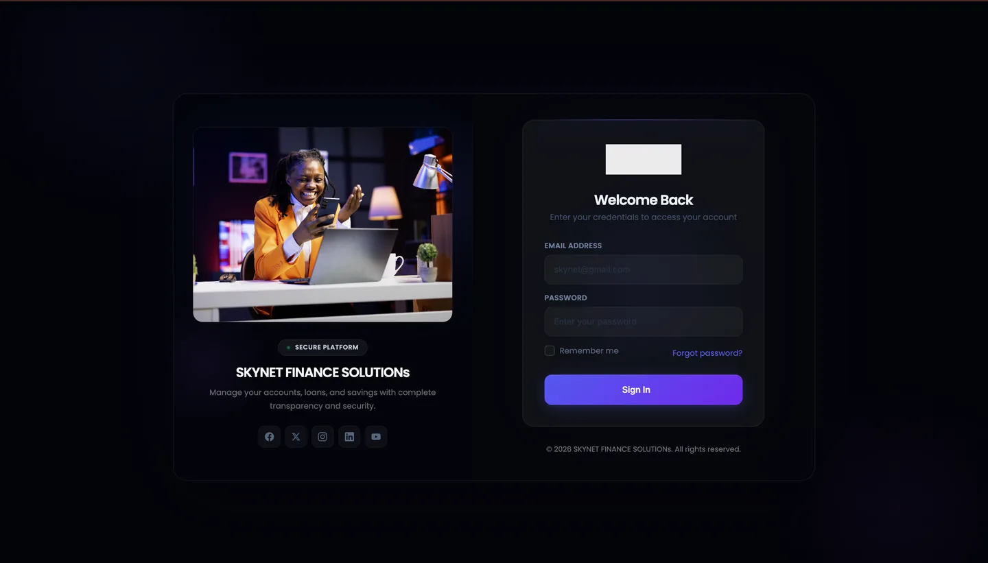 Skynet Finance Solutions SACCO platform